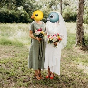 Handmade Sage Green Linen Dress